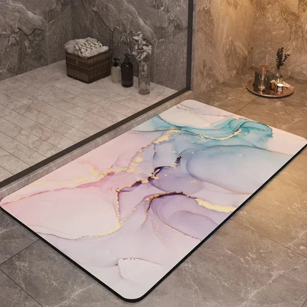 Skanto | Anti-Slip Quick Dry Bath Mat – Ultra Absorbent Design