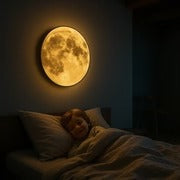 Magical atmospheric moon lamp