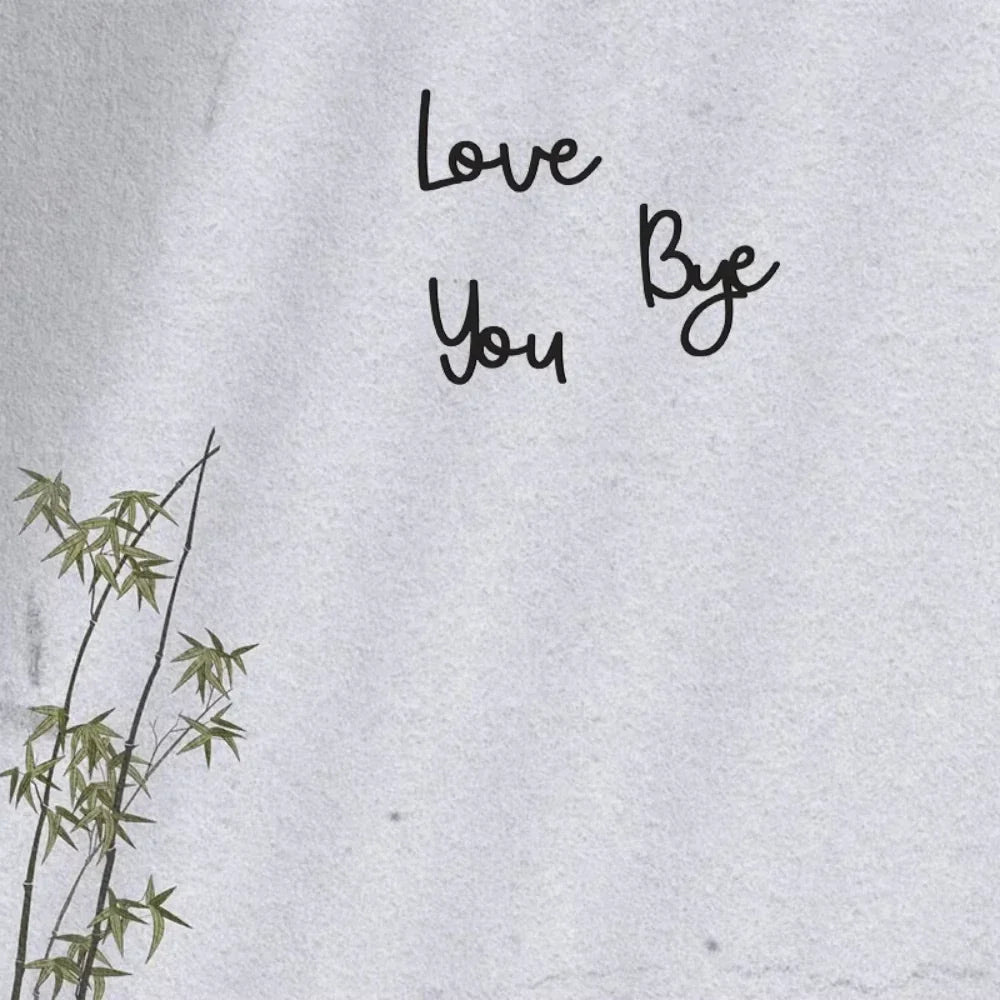 BowLift | Love You Bye Wooden Sign