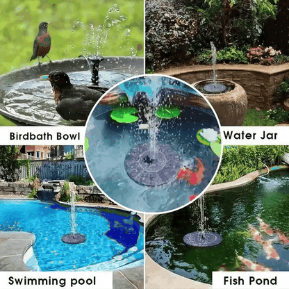 TranquilFlow – Calming Garden Fountain with Solar Light Skanto