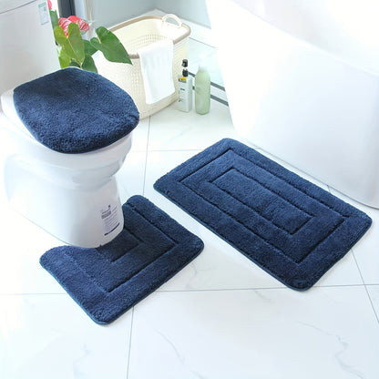 SoftStep Luxe Bath Mat Set – Non-slip, Quick-drying and Washable | Bowlift