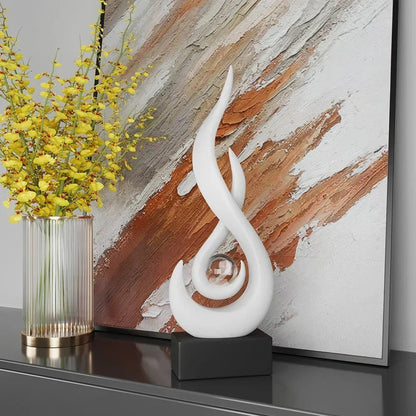 BowLift | Serenity Abstract Sculpture – Modern Artistic Home Decor Accent Piece