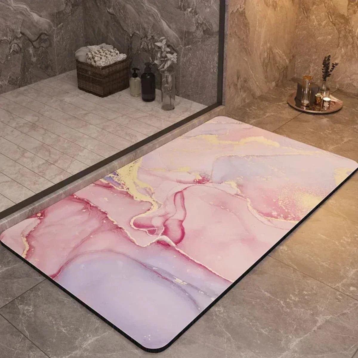 Skanto | Non-Slip and Ultra-Absorbent Bath Mat - Quick-Drying
