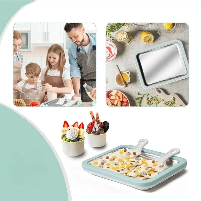 BowLift | Stainless Steel Ice Cream Roll Maker for Home