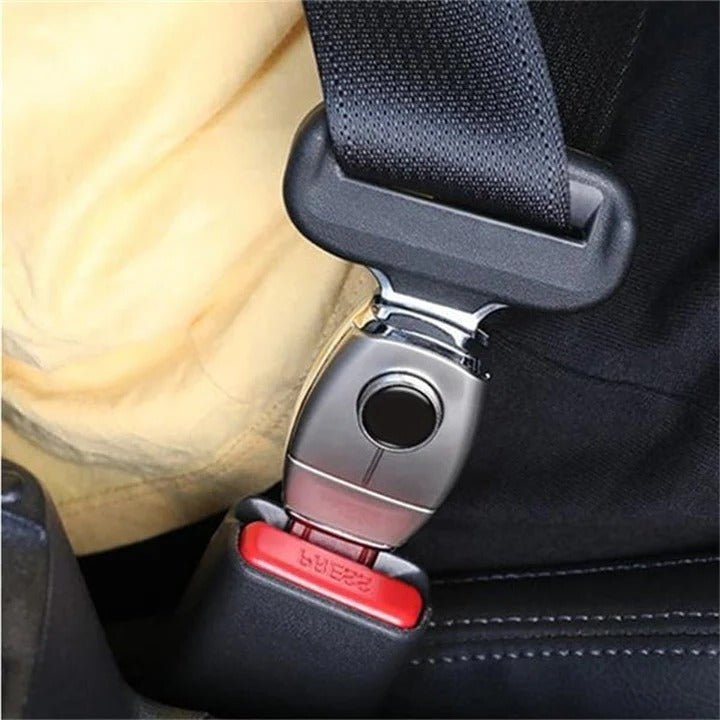 Metallic seat belt extensions
