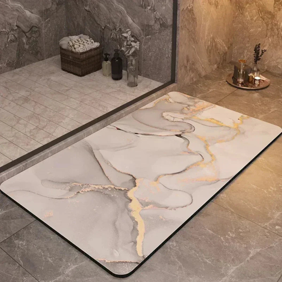 Skanto | Anti-Slip Quick Dry Bath Mat – Ultra Absorbent Design