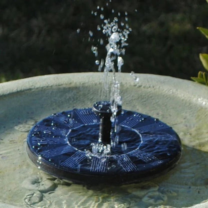 Solar garden fountain
