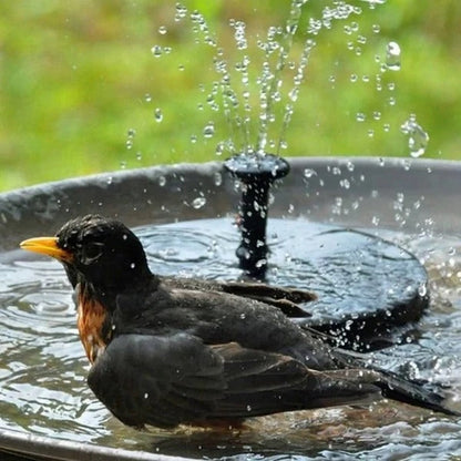 Solar garden fountain