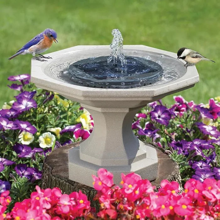 TranquilFlow – Calming Garden Fountain with Sunlight Bowlift