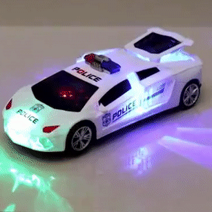 SpeedGlider – Dynamic Police Car with Lights and Sound Skanto