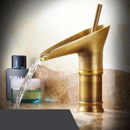 Skanto | Antique Waterfall Bathroom Faucet
