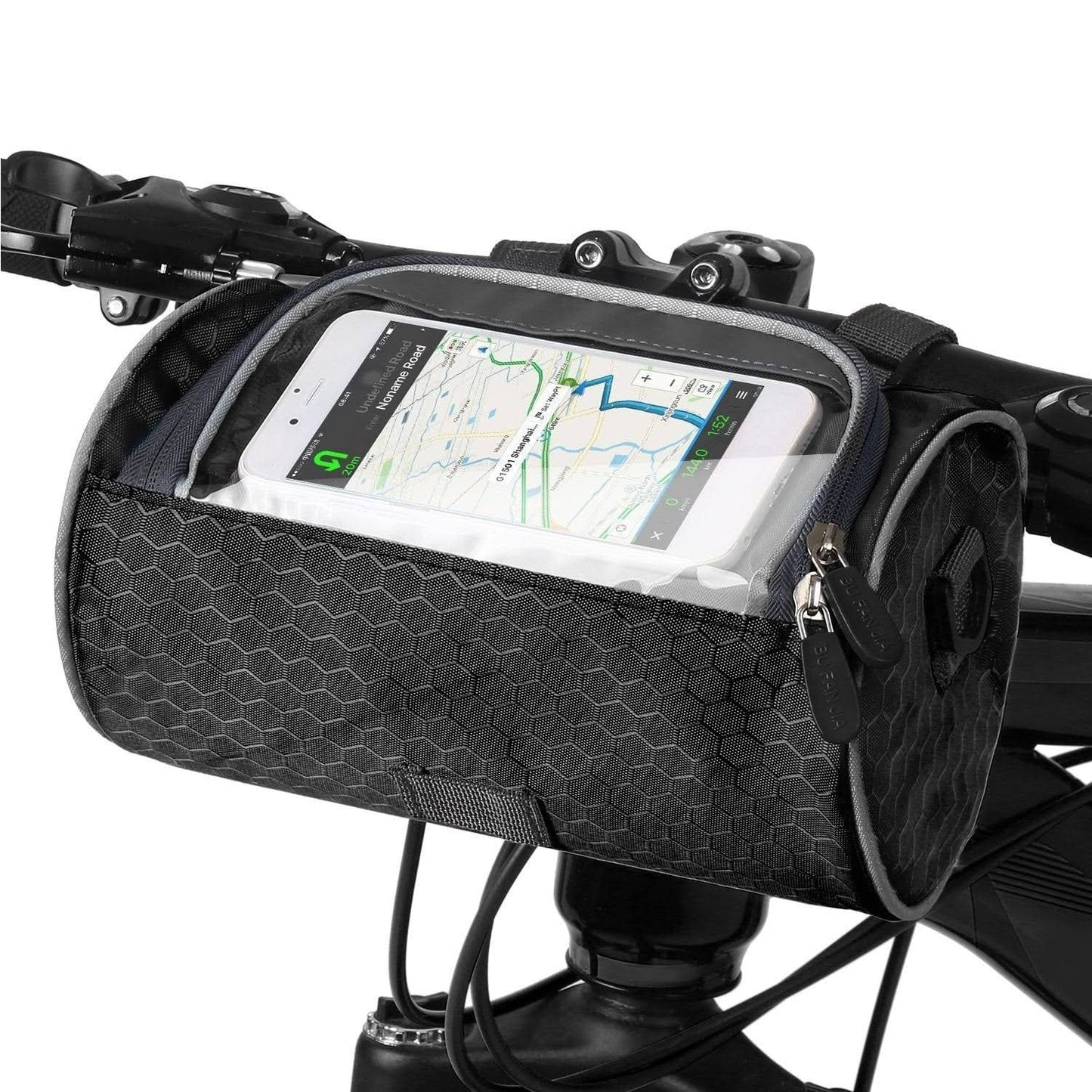BowLift | Waterproof Bicycle Bag with Phone Window – Adjustable Handlebar Bag