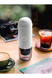 Skanto | Self-Measuring Portable Electric Espresso Machine with USB-C Charger – Compatible with Ground Coffee & Nespresso Capsules