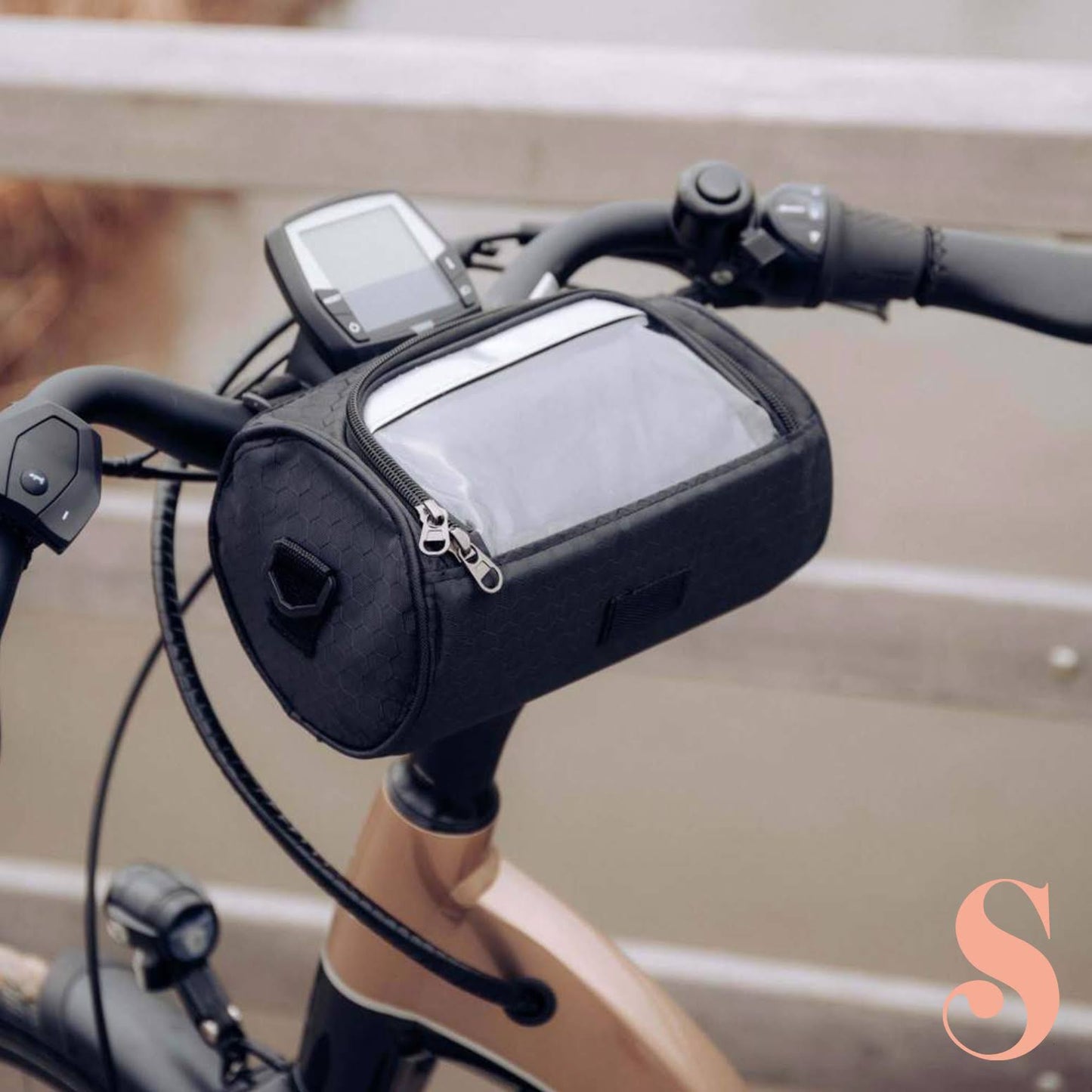 BowLift | Waterproof Bicycle Bag with Phone Window – Adjustable Handlebar Bag