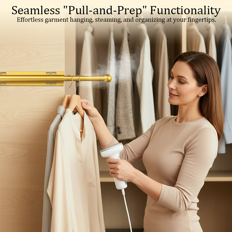 LuxHanger Valet Rod System for the Wardrobe | Bowlift