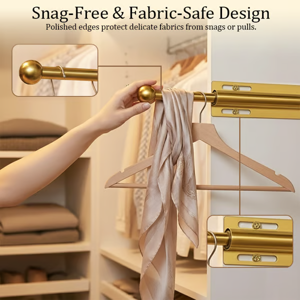 LuxHanger Valet Rod System for the Wardrobe | Bowlift