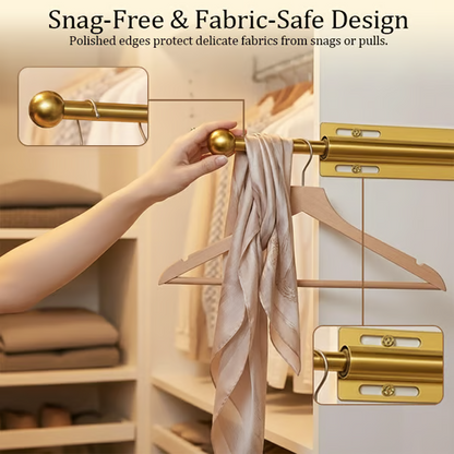 LuxHanger Valet Rod System for the Wardrobe | Bowlift