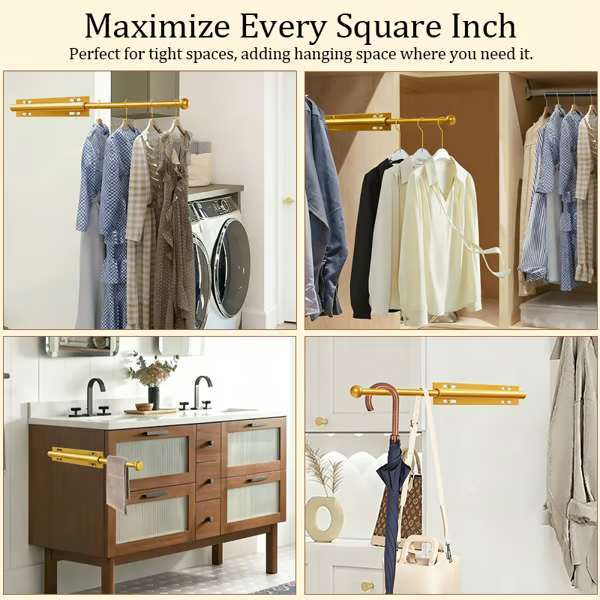 LuxHanger Valet Rod System for the Wardrobe | Bowlift