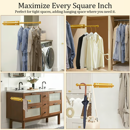 LuxHanger Valet Rod System for the Wardrobe | Bowlift