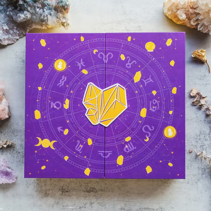 Skanto | Halloween Crystal Advent Calendar | 31-Day Countdown Box | Healing Stone Collection