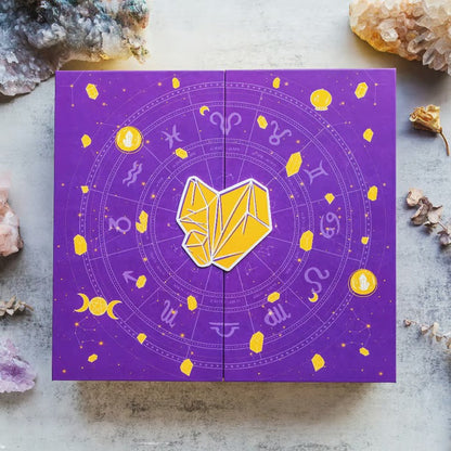 Skanto | Halloween Crystal Advent Calendar | 31-Day Countdown Box | Healing Stone Collection