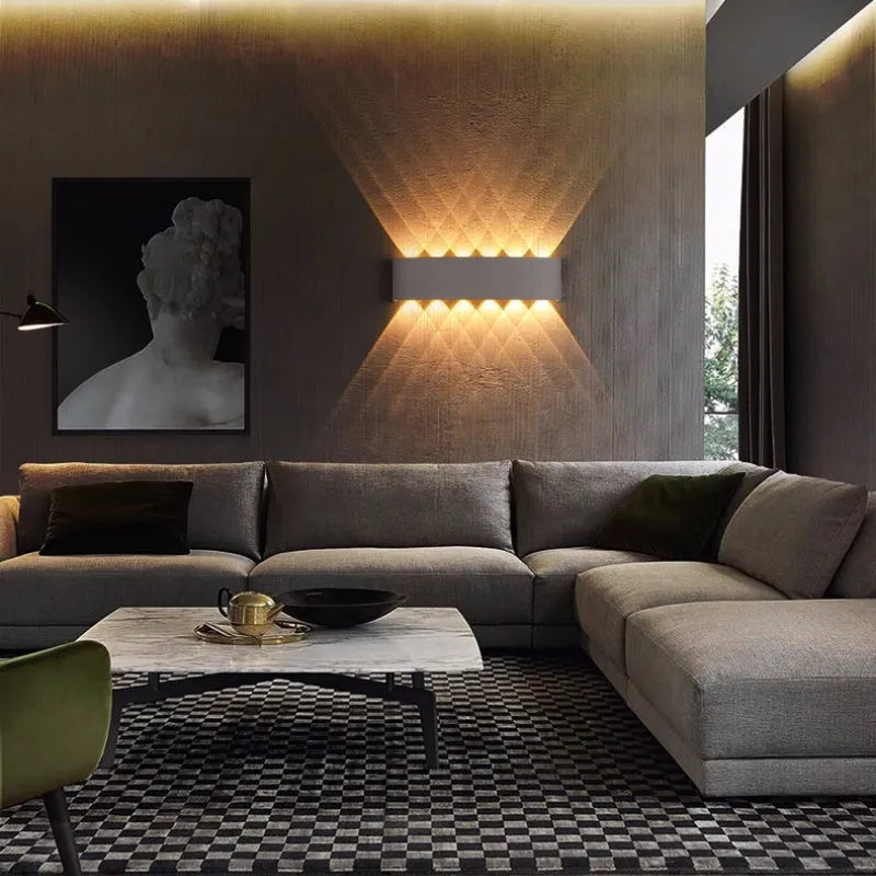 Skanto | Modern White LED Waterproof Wall Lamp