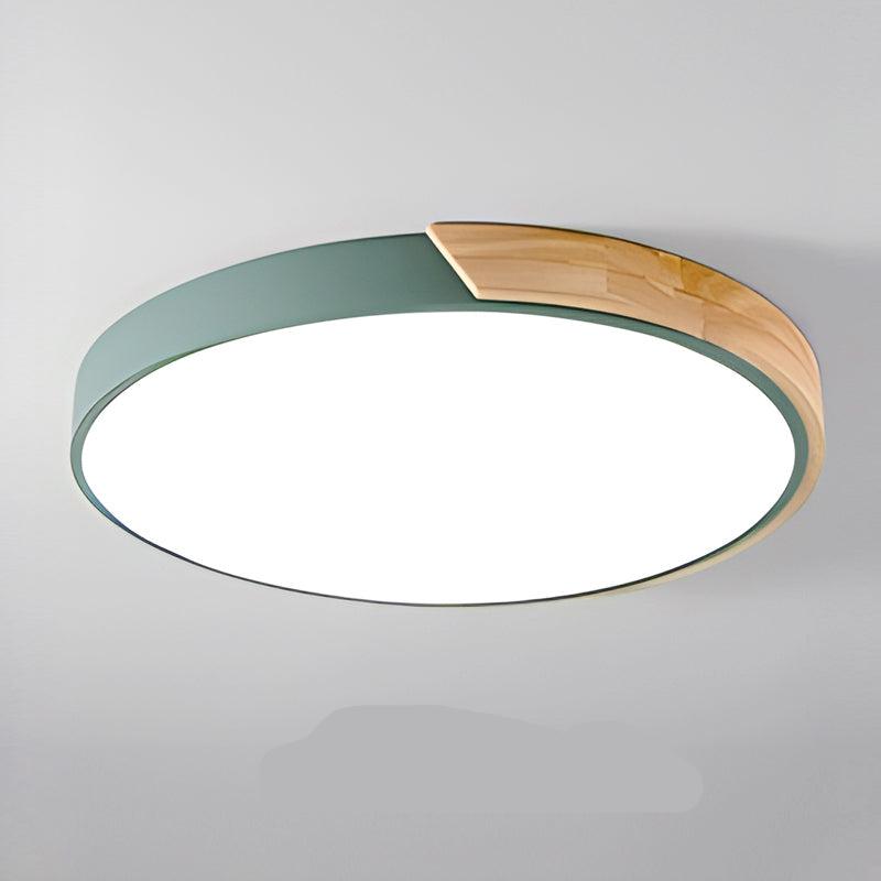 BowLift | Wood Frame LED Ceiling Light – Modern Style