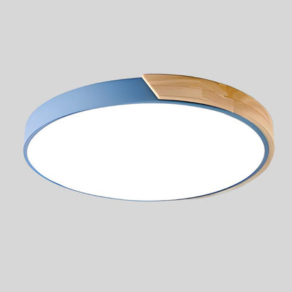 BowLift | Wood Frame LED Ceiling Light – Modern Style