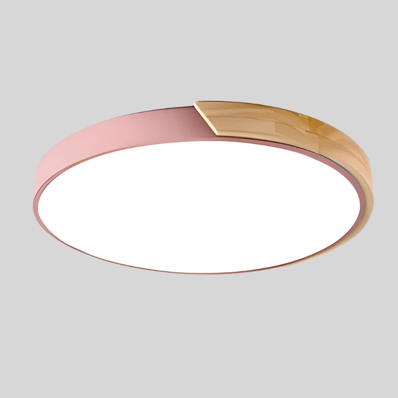 BowLift | Wood Frame LED Ceiling Light – Modern Style