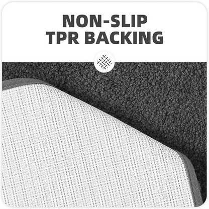 Skanto | Plush Bath Mat | Ultra-Soft, Highly Absorbent & Non-Slip for Bathroom Safety and Comfort