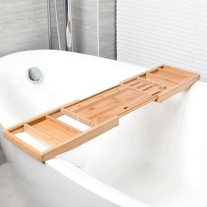 Skanto | BambooBliss – Expandable Bathtub Tray