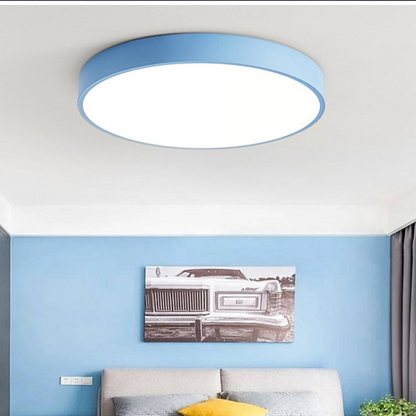 BowLift | Wood Frame LED Ceiling Light – Modern Style