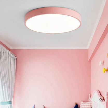 BowLift | Wood Frame LED Ceiling Light – Modern Style