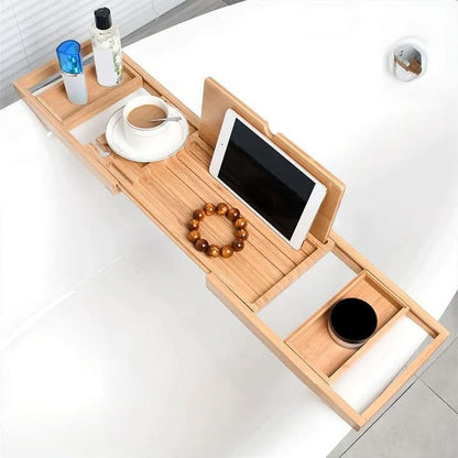 Skanto | BambooBliss – Expandable Bathtub Tray