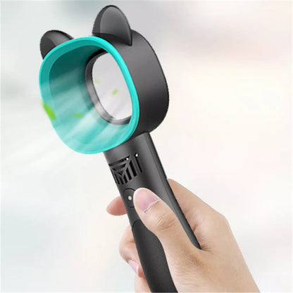 Modern Rechargeable Mini Cat Bladeless Fan - Image 0