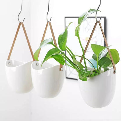 Ceramic Flower Pots Bag Shape | Elegant Plant Stands | Home & Garden Decor