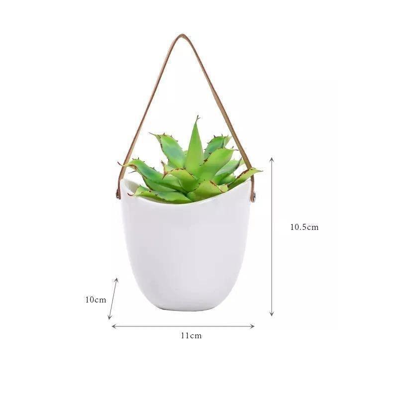 Ceramic Flower Pots Bag Shape | Elegant Plant Stands | Home & Garden Decor
