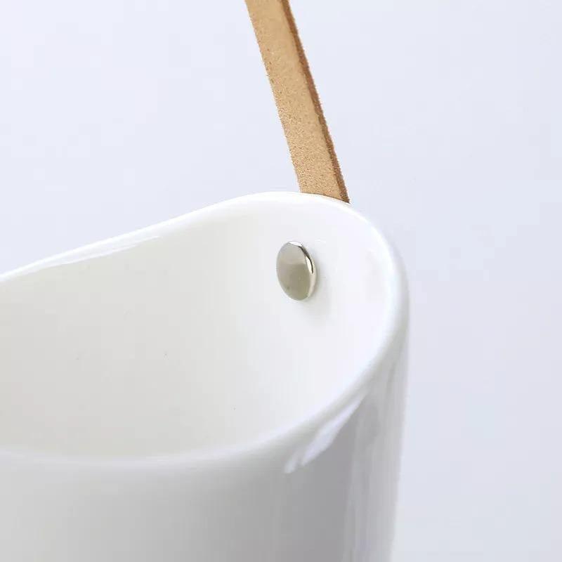 Ceramic Flower Pots Bag Shape | Elegant Plant Stands | Home & Garden Decor