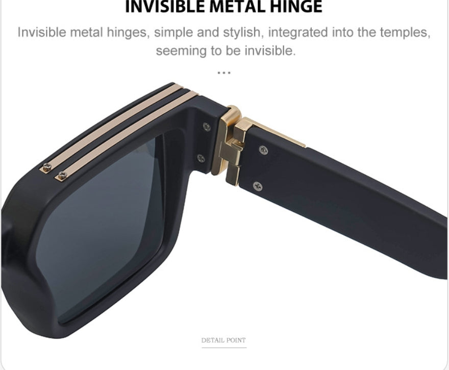 BowLift | Black Square UV Protection Sunglasses
