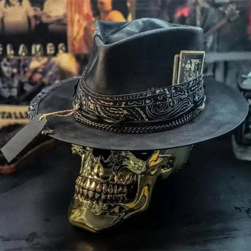 Skanto | Artisan Skull Hat – Handmade Beanie with Skull Print for Unique Street Culture