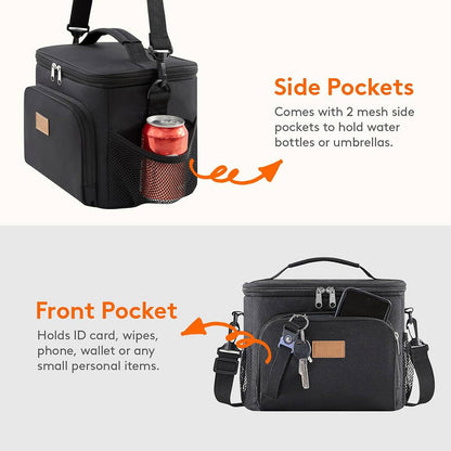 Insulated lunch bag with cooling function, 15 liters | Bowlift