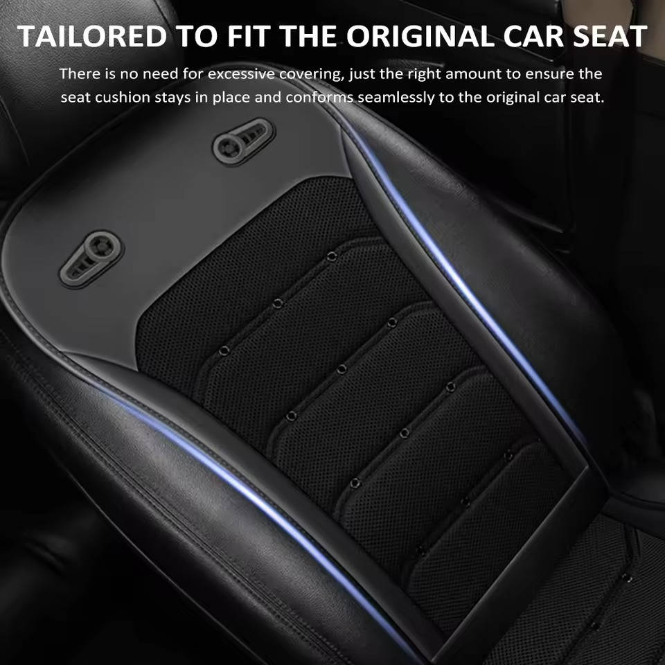 Cooling Car Seat Cushion and Cover with Intelligent Fans, Breathable | Skanto