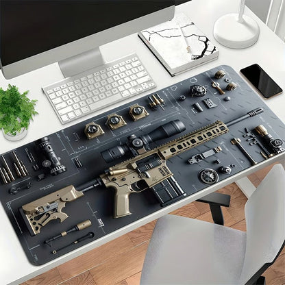 BowLift | Gaming Mouse Pad | Extra Large 35.4" x 15.7" | Non-Slip Military Design