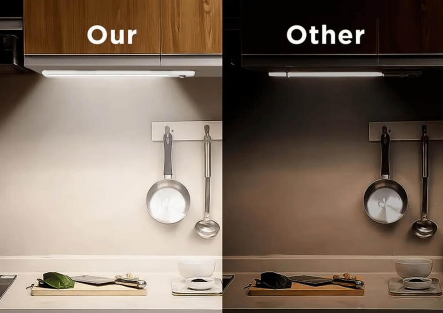BowLift | LED Cabinet Light with Motion Sensor – Several Months on a Single Charge
