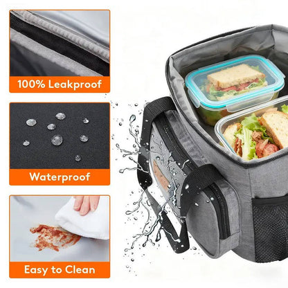 Insulated lunch bag with cooling function, 15 liters | Bowlift