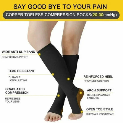 BowLift | Compression stockings with zipper for improved circulation