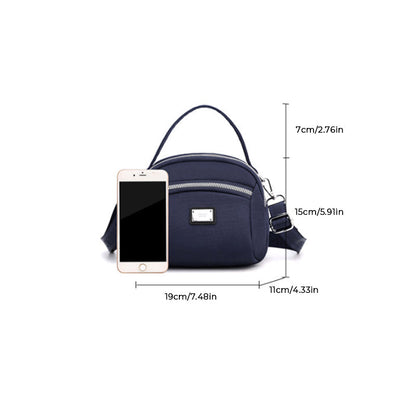 Lightweight shoulder bag made of durable nylon