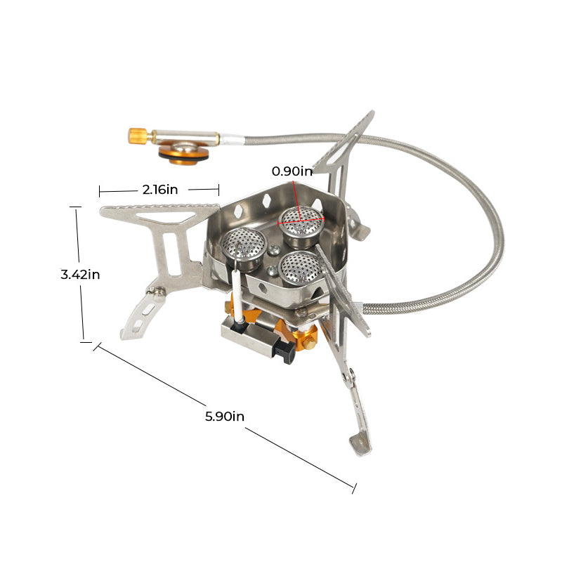Skanto | Outdoor Camping Windproof Gas Burner