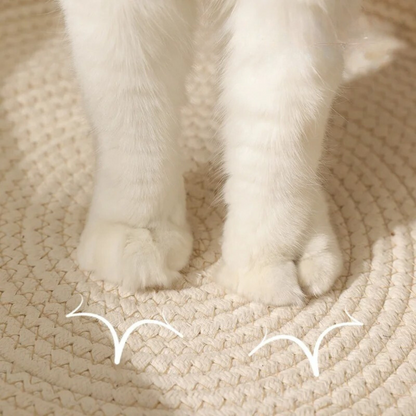 Hand-woven Cotton Rope Cat Bed Bowlift