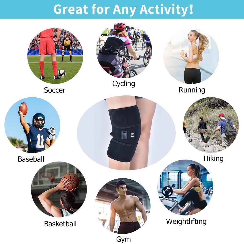 Skanto | Infrared Heated Knee Physiotherapy Massager - Pain Relief Rehabilitation